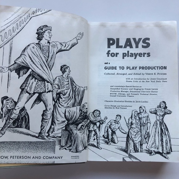 Plays For Players Play Production Guide Verne Powers 17 Plays 1957 Hardcover - Picture 5 of 9